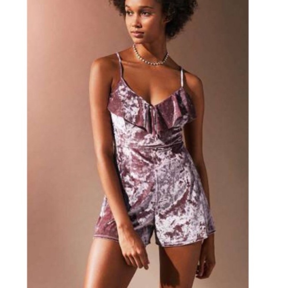 ❗️Urban Outfitters Velvet Romper